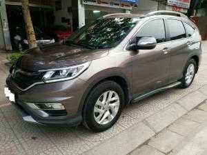 Honda CR-V 2.0 AT sản xuất 12/2016 màu Nâu, nội thất kem, số tự động. Biển Hà Nội