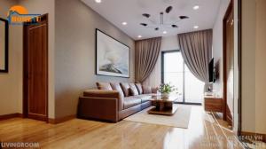 Thiết kế Căn hộ chung cư phong cách Hiện đại 3 phòng ngủ 89.6m2