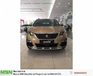 Mua xe 3008 Vàng Kim tại Peugeot Lào Cai