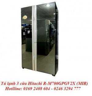 Thích mê tủ lạnh TỦ LẠNH 3 cửa HITACHI R-M700GPGV2X (MIR) - 584 Lít ( Mặt Gương) giá rẻ bất ngờ.