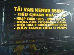 Gía xe tải van KENBO 950kg trên thị trường bao nhiêu?