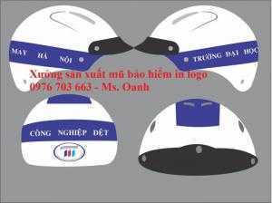 Chuyên cung cấp mũ bảo hiểm in logo theo yêu cầu số lượng lớn