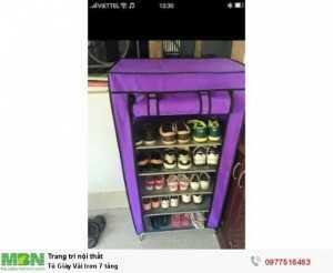 Tủ Giày Vải 1 Buồng 6 Tầng bền đẹp, gọn gàng ngăn nắp cho ngôi nhà xinh