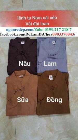 Đồ Lam Đi Chùa - Bộ Lãnh Tụ Nam Cài Xéo