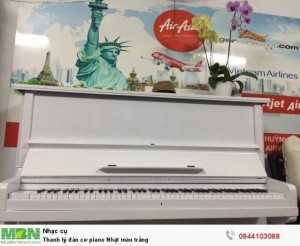 Thanh lý đàn cơ piano Nhật màu trắng