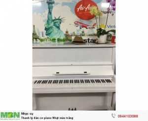 Thanh lý đàn cơ piano Nhật màu trắng