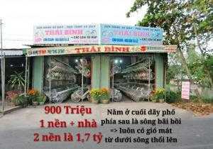 Bán gấp 2 nền và nhà liền kề _ mặt tiền đường tỉnh lộ 869 Chợ Cái Nứa H Cái Bè TG , NGANG 4M DÀI 27M