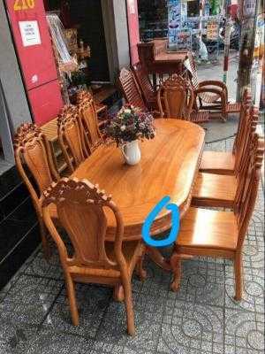 Bộ Bàn Ghế Ăn Gỗ Gõ Đỏ