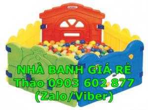 Công ty Cung cấp nhà banh mầm non giá rẻ nhất tphcm, nhà banh bằng nhựa ngoài trời