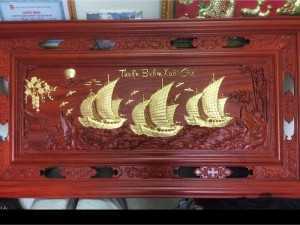 Tranh gỗ dát vàng 9999
