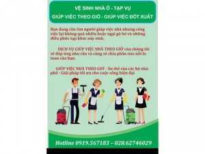 Dịch vụ Giúp việc theo giờ
