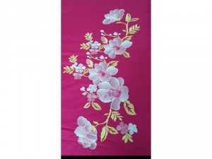 Vâng bộ cotton 100% nhà em đây ah. hoa thêu như thật luôn ah