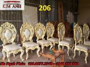 Những mẫu bàn ăn cổ điển giá rẻ sản xuất theo yêu cầu tại Nội thất Kim Anh
