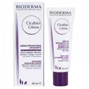 Bioderma - Kem dưỡng ẩm làm dịu vết thương sau điều trị - CICABIO CREAM 40ML
