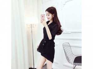 Đầm sơ mi kèm áo lót và Belt cột eo
