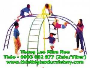 Thang leo ngoài trời, thang leo mầm non, thang leo tứ diện
