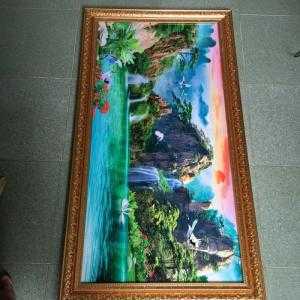 Gach tranh op bep