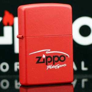 Zippo Mỹ sơn đỏ Z124