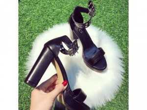 Dép cao gót quai mảnh gót trụ 9cm