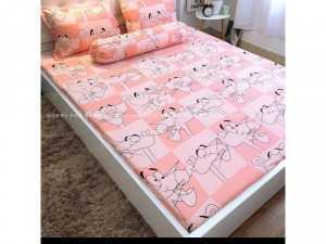 bộ ga chun 2 vỏ gối và 1 vỏ ôm