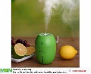 Máy tạo độ ẩm kiêm đèn ngủ Lemon Humidifier quạt hơi nước mini