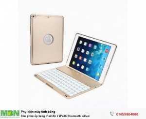 Bàn phím ốp lưng iPad Air 2 iPad6 Bluetooth -silver