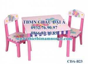 Bàn thư viện cho bé mầm non giá rẻ