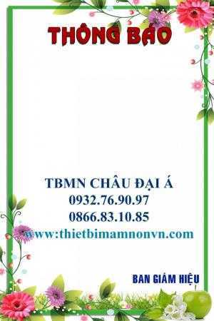 Bảng biểu, bảng tin cho trường mầm non giá sỉ