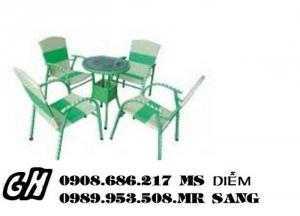 Chuyên sản xuất bàn ghế cafe giá rẻ nhất hh78
