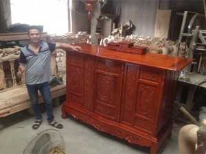 Tủ thờ gỗ mít, ban thờ gỗ mít đẹp