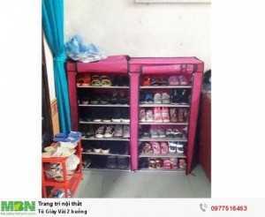 Tủ Giày Vải 2 buồng