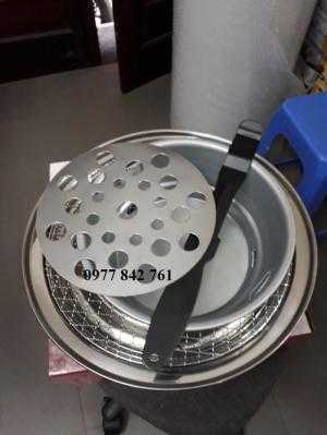 Bếp nướng than hoa inox lắp âm bàn giá rẻ