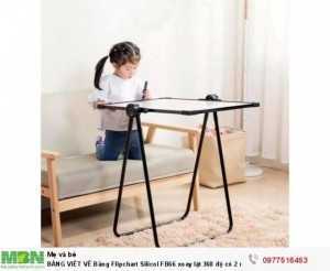 BẢNG VIẾT VẼ Bảng Flipchart Silicol FB66 xoay lật 360 độ có 2 mặt
