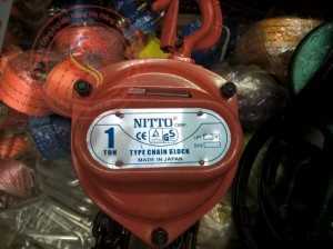 Palang xích Nitto 1 tấn 3 mét