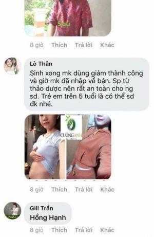 Trà tăng giảm cân Cường Anh