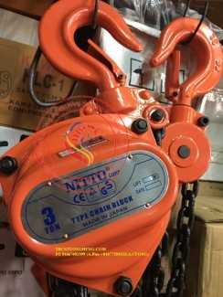 Palang xích nitto 3 tấn 3 mét