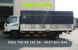 Bán xe Hyundai HD99 tải 6,5 tấn - Trả góp 80% - TẶNG MÁY LẠNH VÀ ĐỊNH VỊ