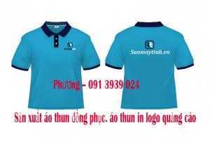 Áo thun vải mè in logo theo yêu cầu. áo thun vải mè giá rẽ