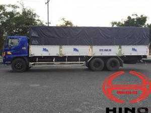 Giá xe tải hino thùng mui bạt 15 tấn