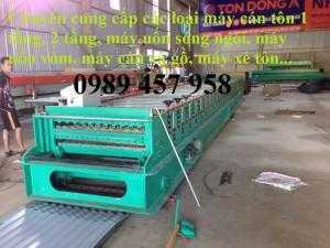 Chuyên sản xuất máy cán tôn 2 tầng mới 100%