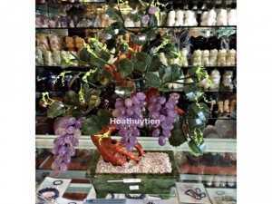 Cây nho tím đá thạch anh-M006