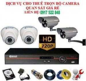 Dịch vụ cho thuê trọn bộ hệ thống camera quan sát giá rẻ tại tpHCM