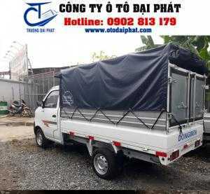 Xe tải dongben mui bạt 810kg, hỗ trợ vay vốn mua xe trả góp 80%