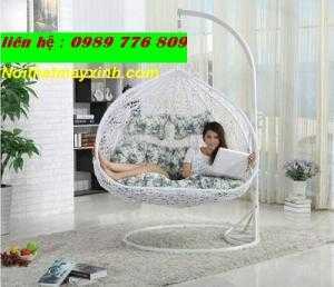 Ghế xích đu nhựa giả mây , ghế xích đu trứng tại hà nội 0011