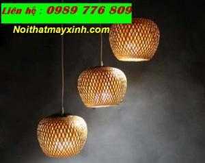Đèn nơm tre, đèn treo mây tre, mua đèn mây ở tphcm
