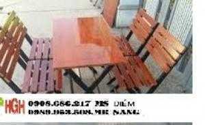Chuyên sản xuất bàn ghế gỗ giá rẻ nhất hh78