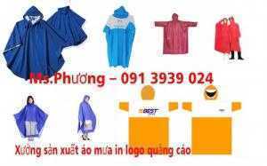 Áo mưa cánh dơi in logo theo yêu cầu
