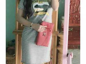 Váy body dáng thể thao xẻ tà