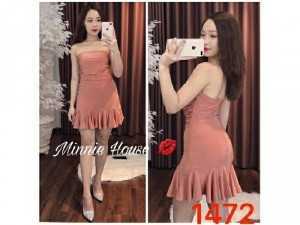 Đầm cúp kèm quần