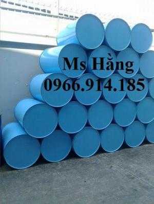 Thùng phuy sắt nắp kiềng,thùng phuy sắt cũ có đai